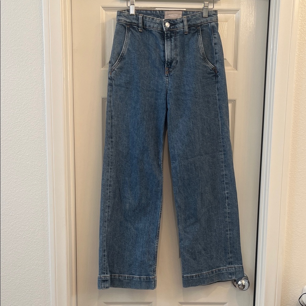 Everlane Wide Leg Denim Jeans
